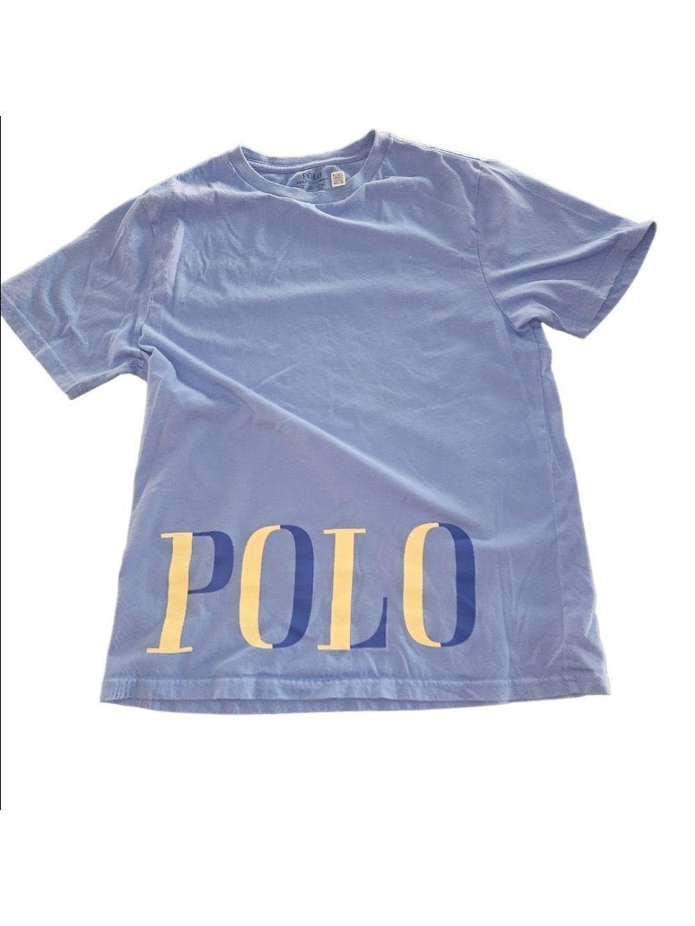 Polo Ralph Lauren Boys Logo Tee Blue Cotton Jersey Shirt Size L (14–16) - Picture 6 of 8